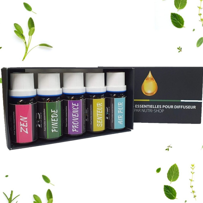 Coffret d'Huiles Essentielles à diffuser énergie BIO - Bio