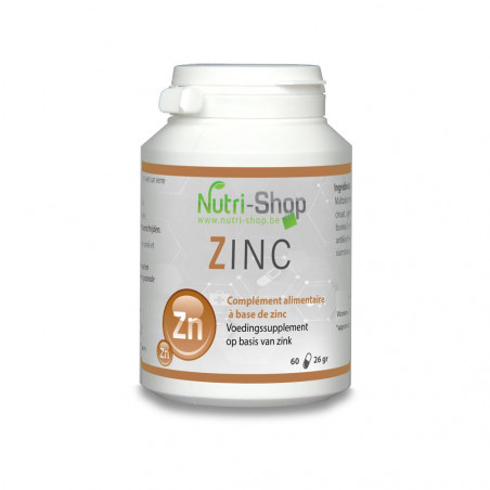 zinc et vitamine B6 Nutri-shop 60 gélules