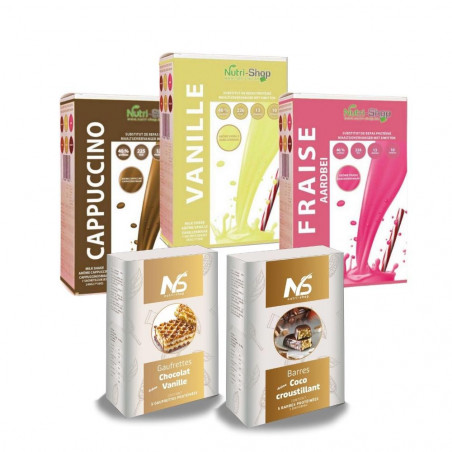 Mix shakes et barres protéinées Nutri-Shop