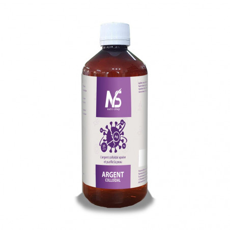 argent colloïdal 25 ppm 500 ml