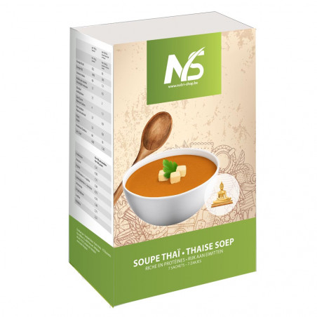 Soupes protéinées thaï 7 sachets