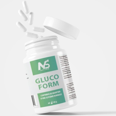 Gluco-Form à base de chrome choline guarana et thé vert
