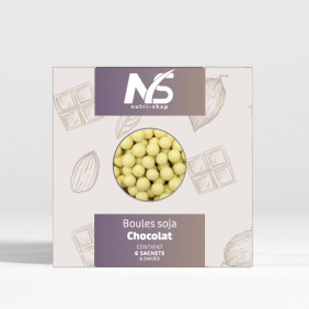 Boules soja chocolat blanc...