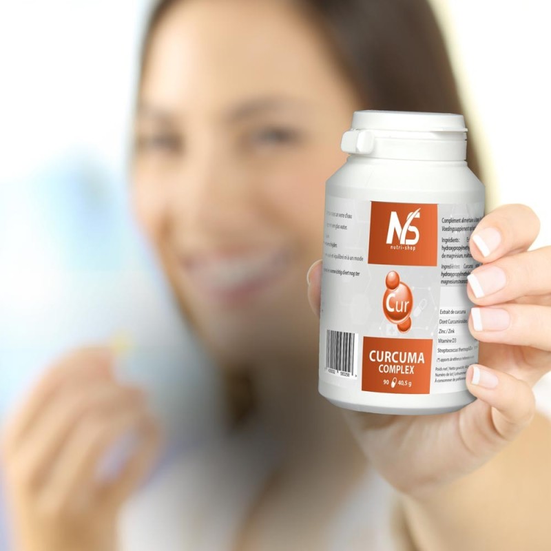 Curcuma complex avec vitamine D et zinc Nutri-Shop