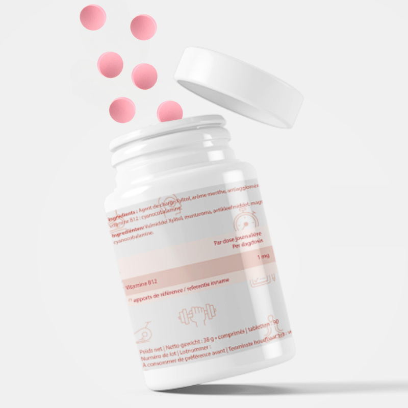 Vitamine B12,  Menthe