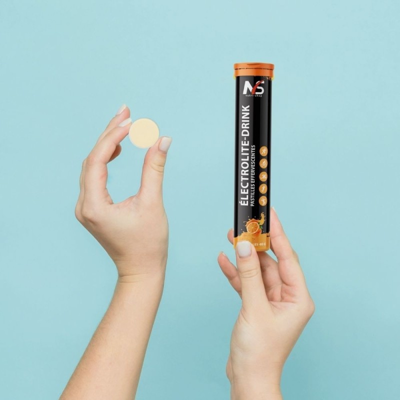 Electrolite-drink 20 pastilles effervescentes orange