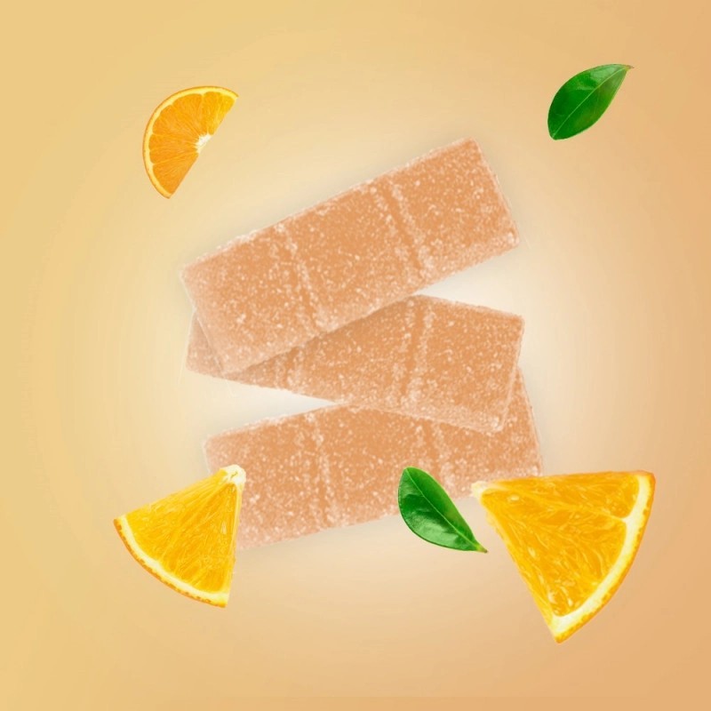 Pâtes de fruits énergétiques 10 x 25 gr Orange