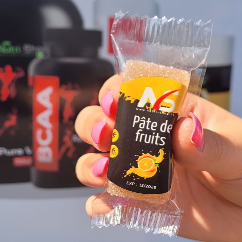 Pâtes de fruits énergétiques 10 x 25 gr Orange