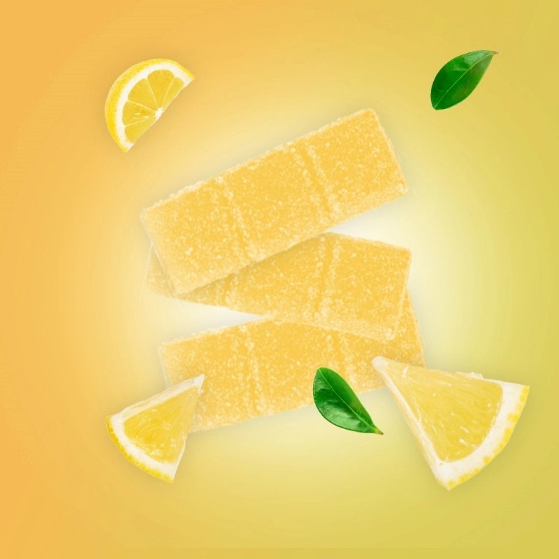 Pâtes de fruits énergétiques 10 x 25 gr Citron