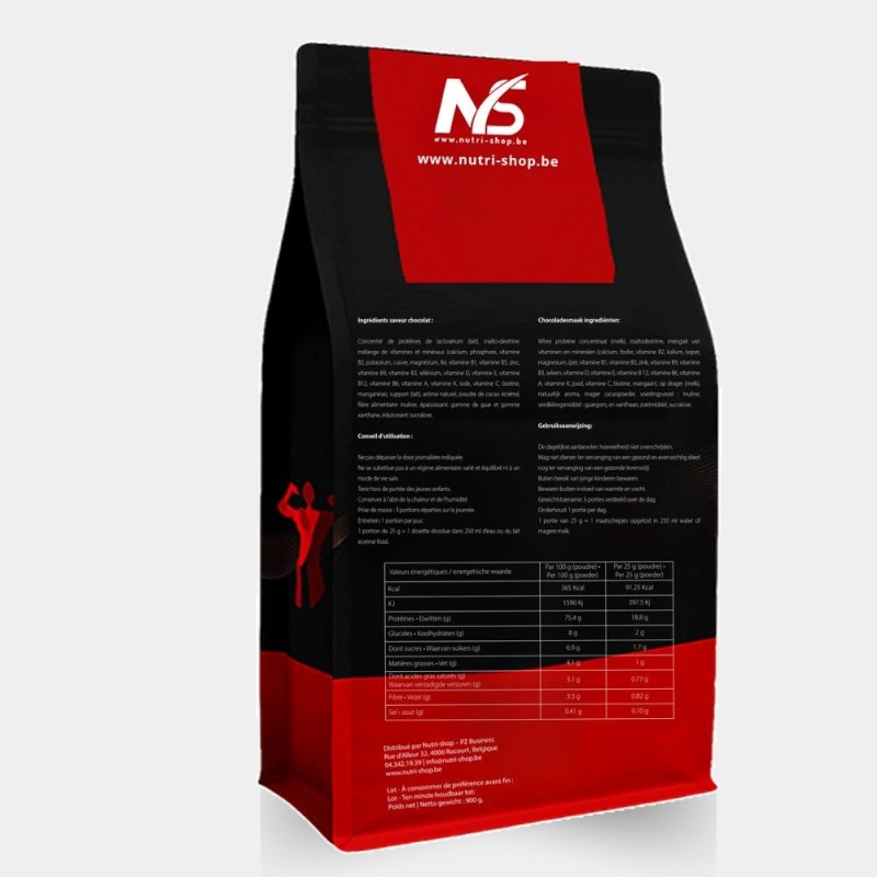 Whey Chocolat Protéines WPC 0.9 kg