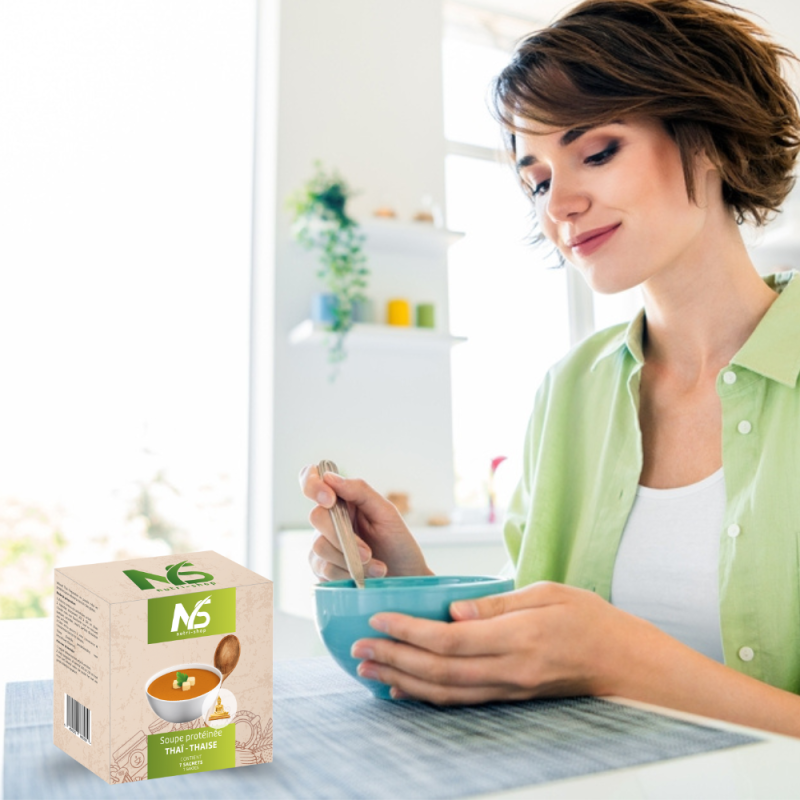 Soupes protéinées Thaï 7 sachets