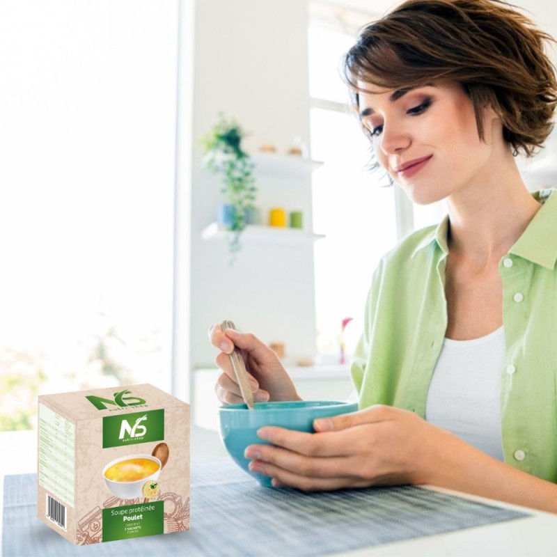 Soupes protéinées poulet 7 sachets