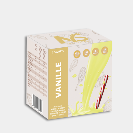 Shake Vanille Protéiné Substitut Repas Boite 7 sachets