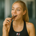 Barres protéinées fluffy chocolat