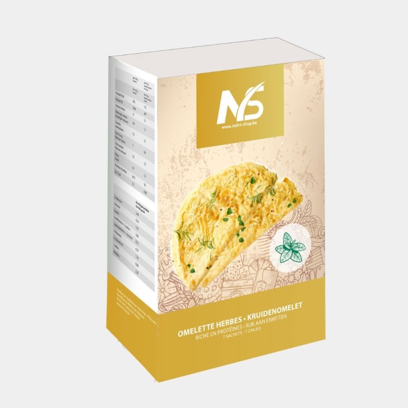 Omelettes protéinées saveur  fines herbes 7 sachets