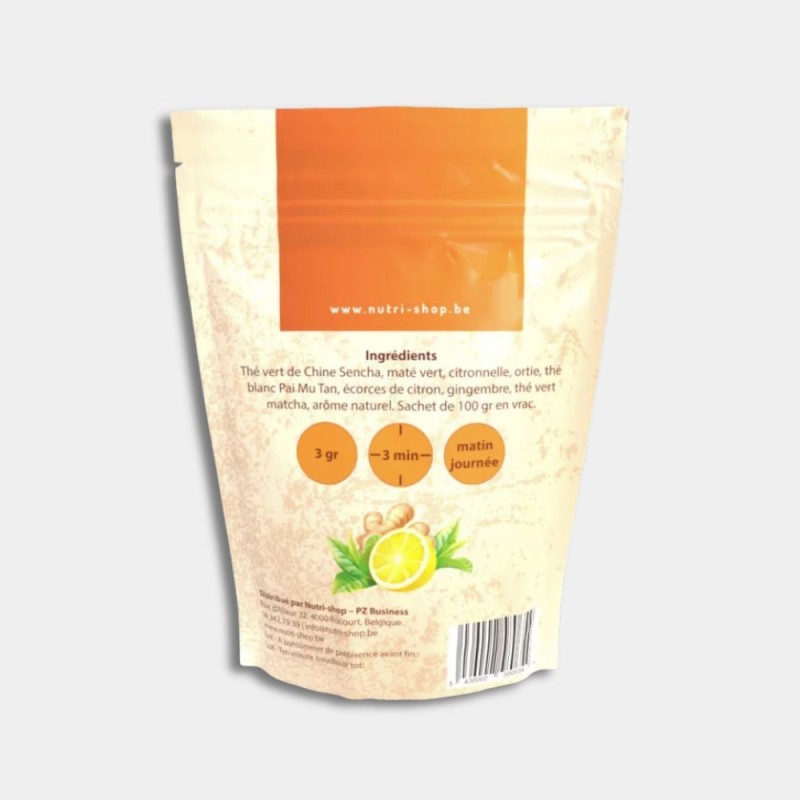 Thé Détox Nutri-shop Super green sachet de 100 gr